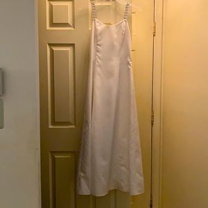 A Jessica McClintock evening gown/wedding dress.